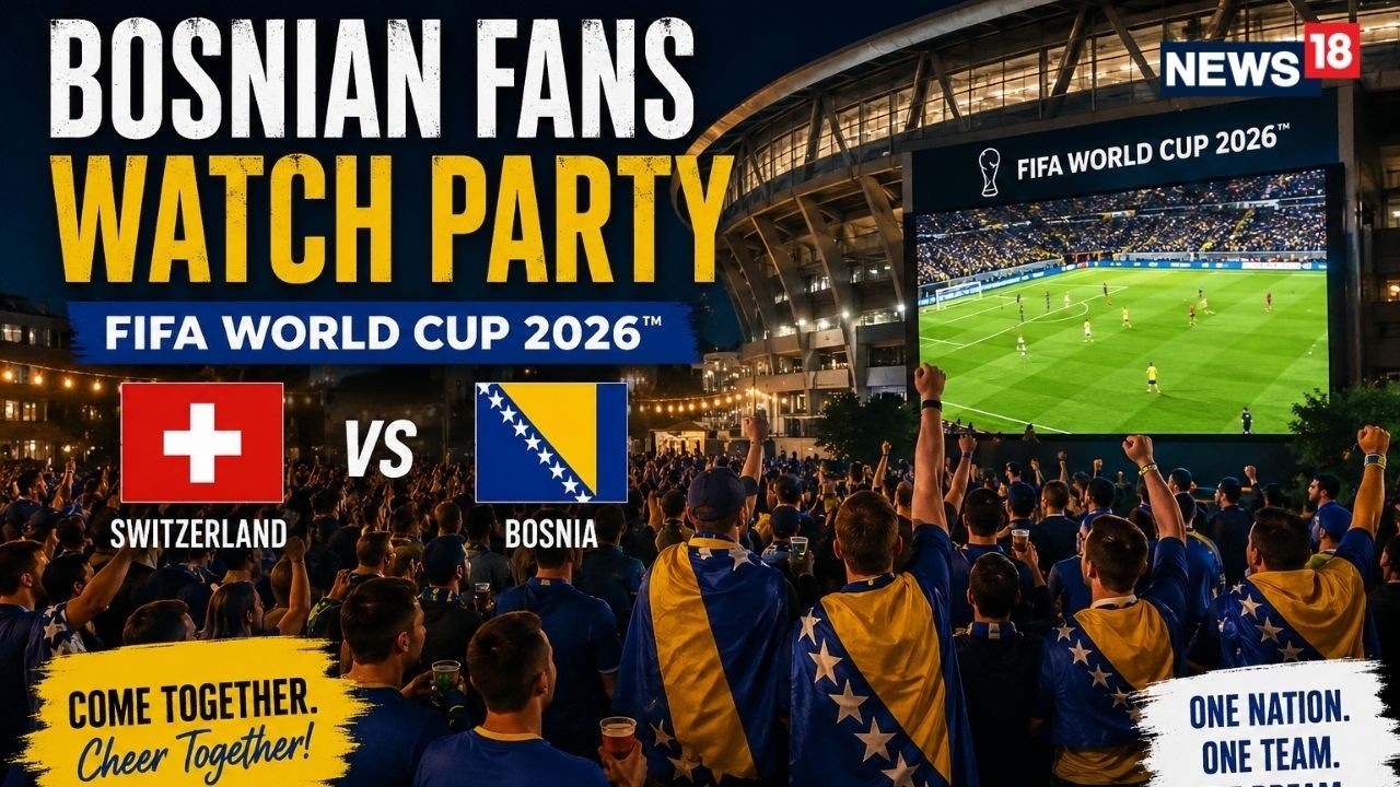 FIFA World Cup 2026 LIVE | Fans Gear Up at LA Stadium for Switzerland Vs Bosnia Watch Party | N18G