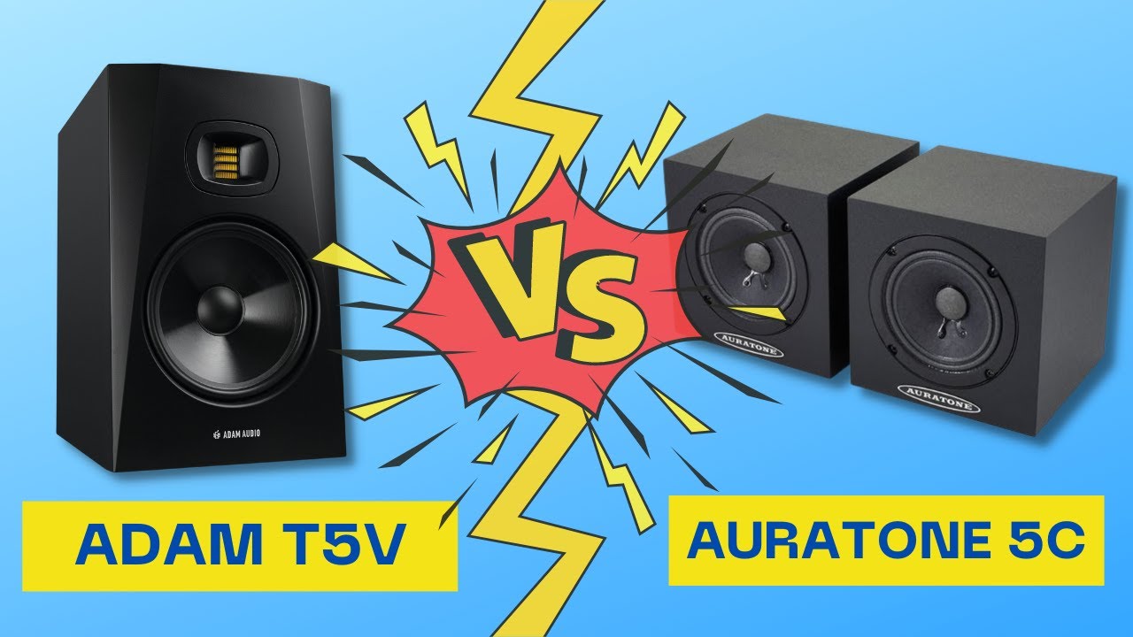 🆚 Monitor Comparison - ADAM T5V vs AURATONE 5C 🔊