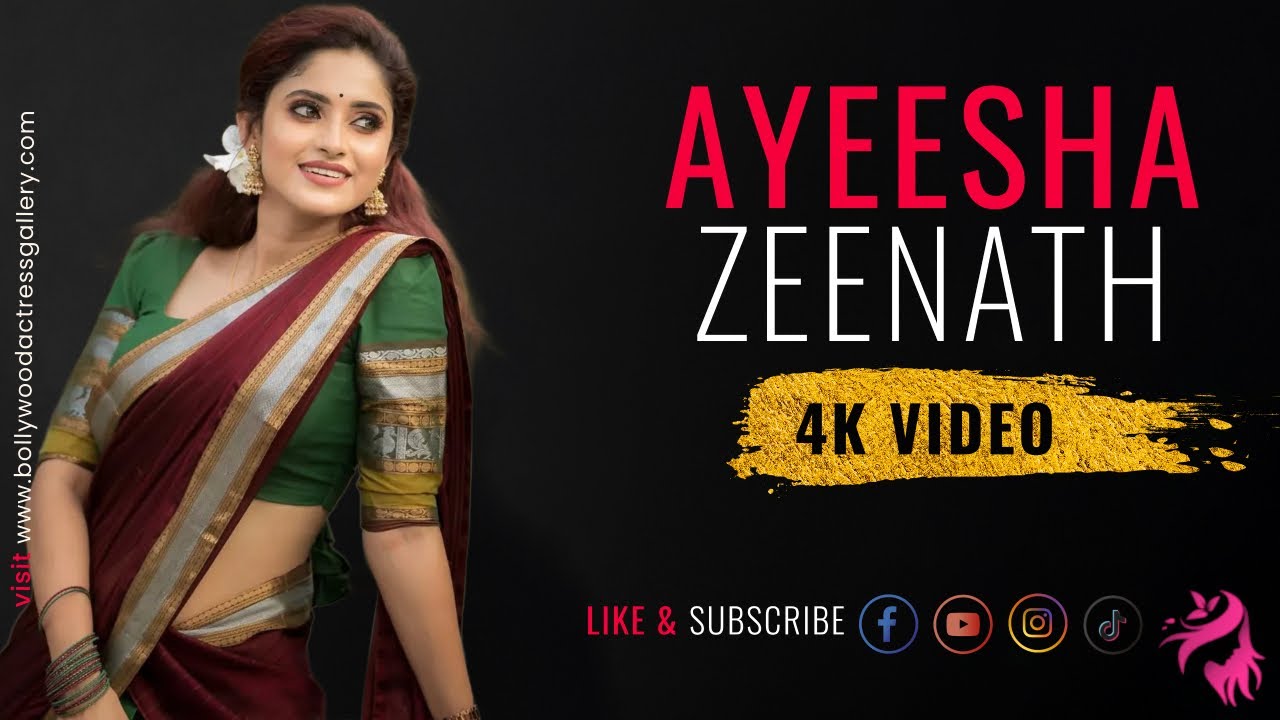 Ayesha Zeenath - Tamil actress photoshoot Video collection | Must watch video