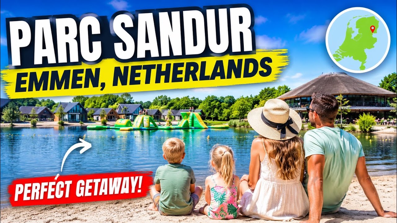 PARC SANDUR EMMEN 🇳🇱 | Center Parcs Netherlands | Aerial View