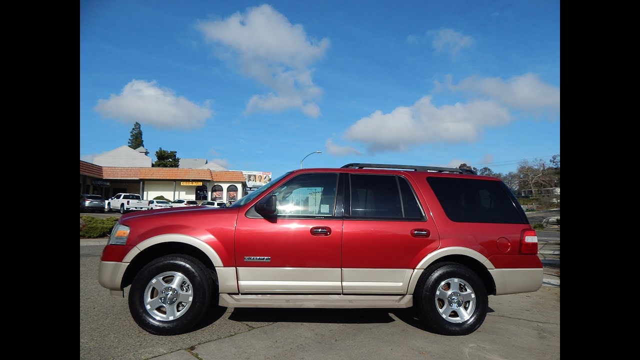 2007 Ford Expedition Eddie Bauer 4X4 in depth walk around video review!
