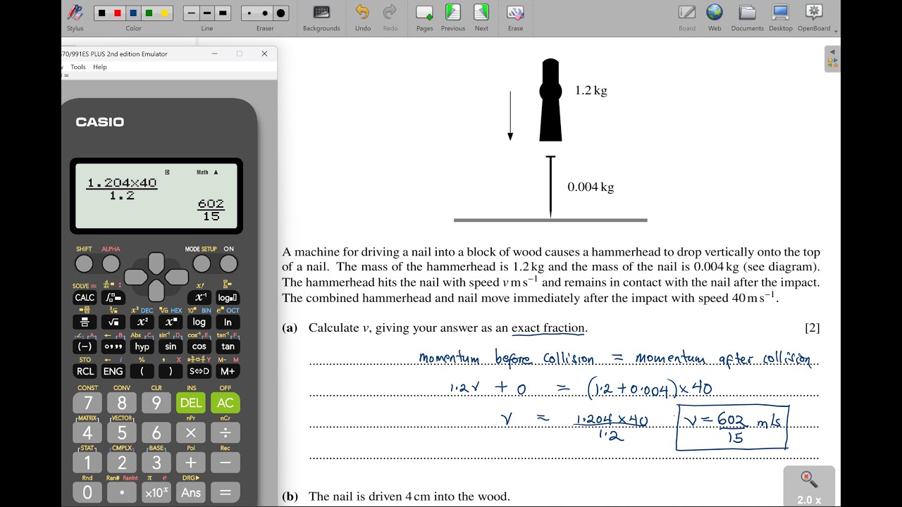 9709/43/O/N/23 -- A LEVEL MATHEMATICS MECHANICS PAPER 43 OCT/NOV 2023 PART 1
