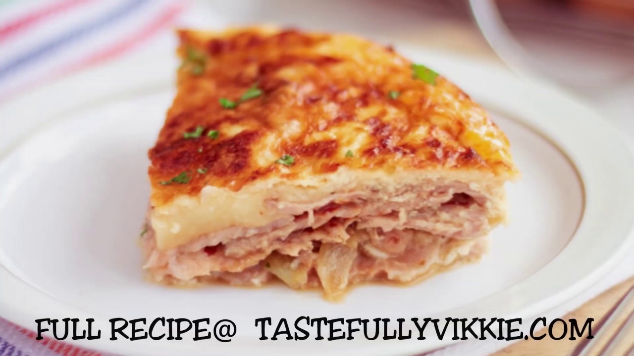 Unofficial Slimming World Bacon & Egg Pie  | Tastefully Vikkie