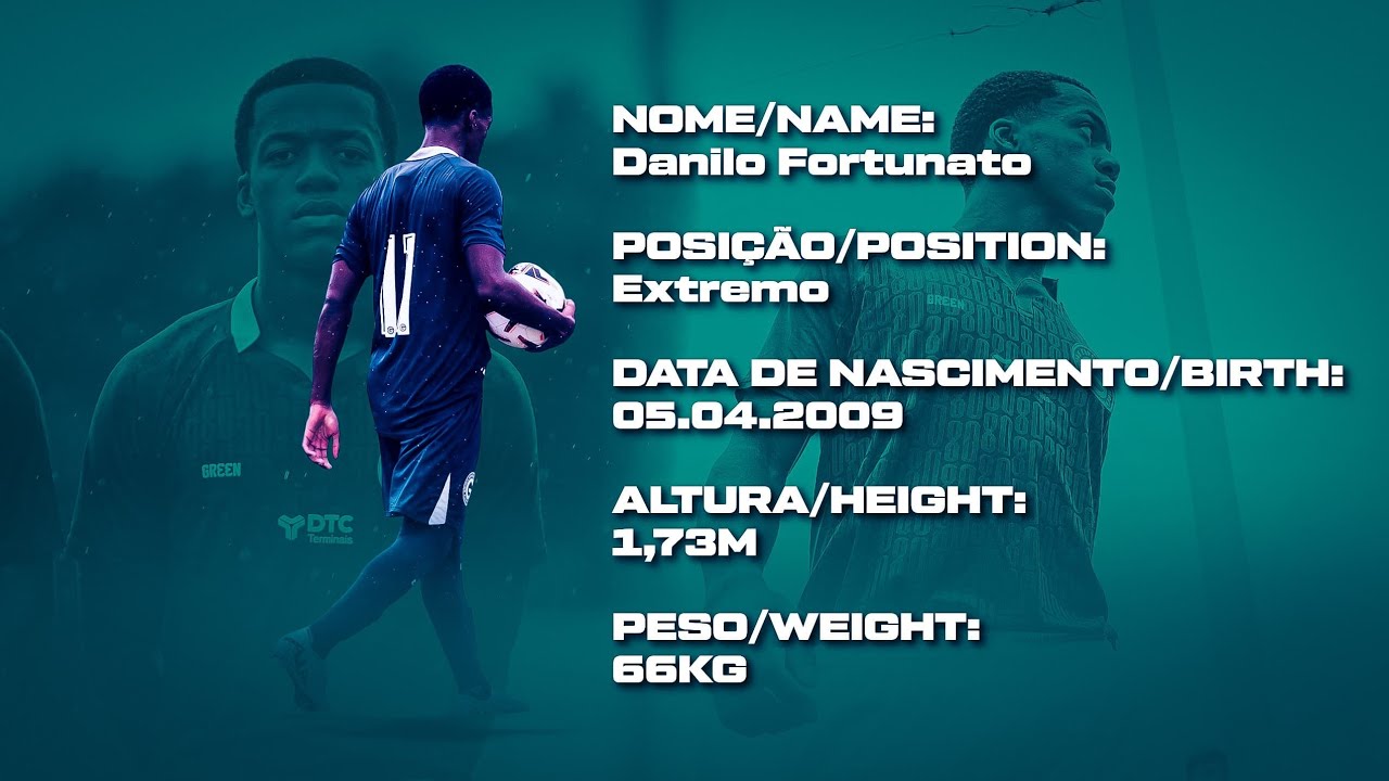 Danilo Fortunato-2009-Atacante Canhoto-Left Winger-2025