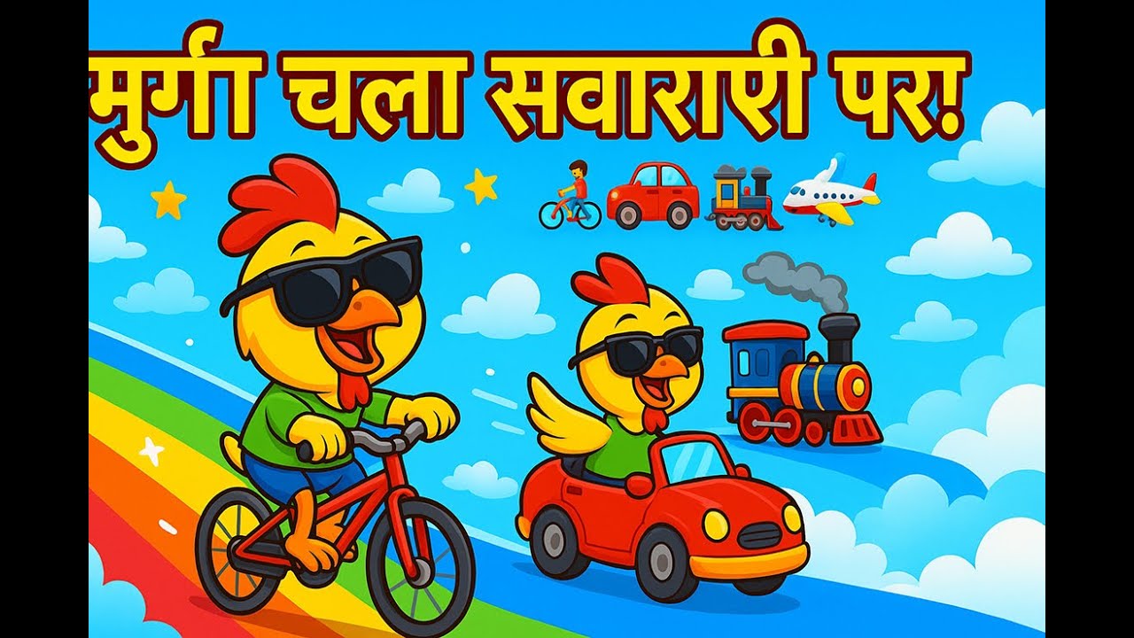 Is Riding A Chicken REALLY Safer for Kids Than Riding A Bike 🐔 | मुर्गा चला सवारी पर