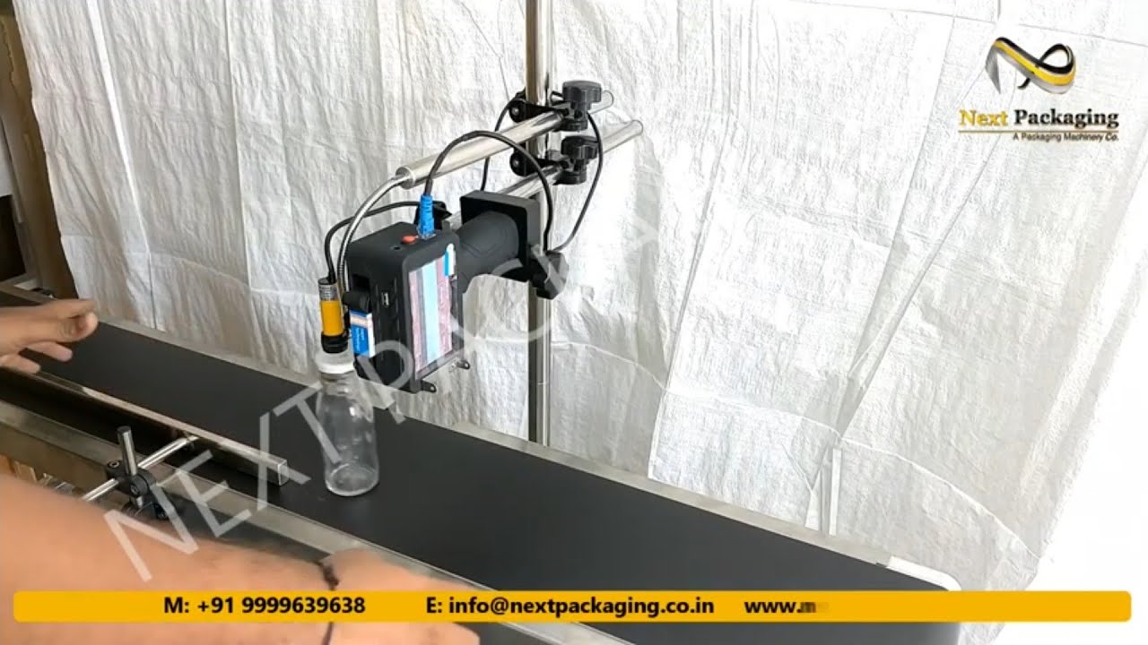 Expiry Date Printing Machine for Bottles | TIJ INKJET CODING MACHINE