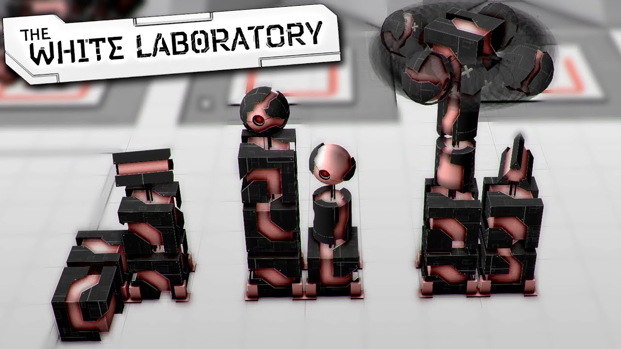 Build Robot Turrets From The Scrap of Fallen Enemies! - The White Laboratory Gameplay First Look
