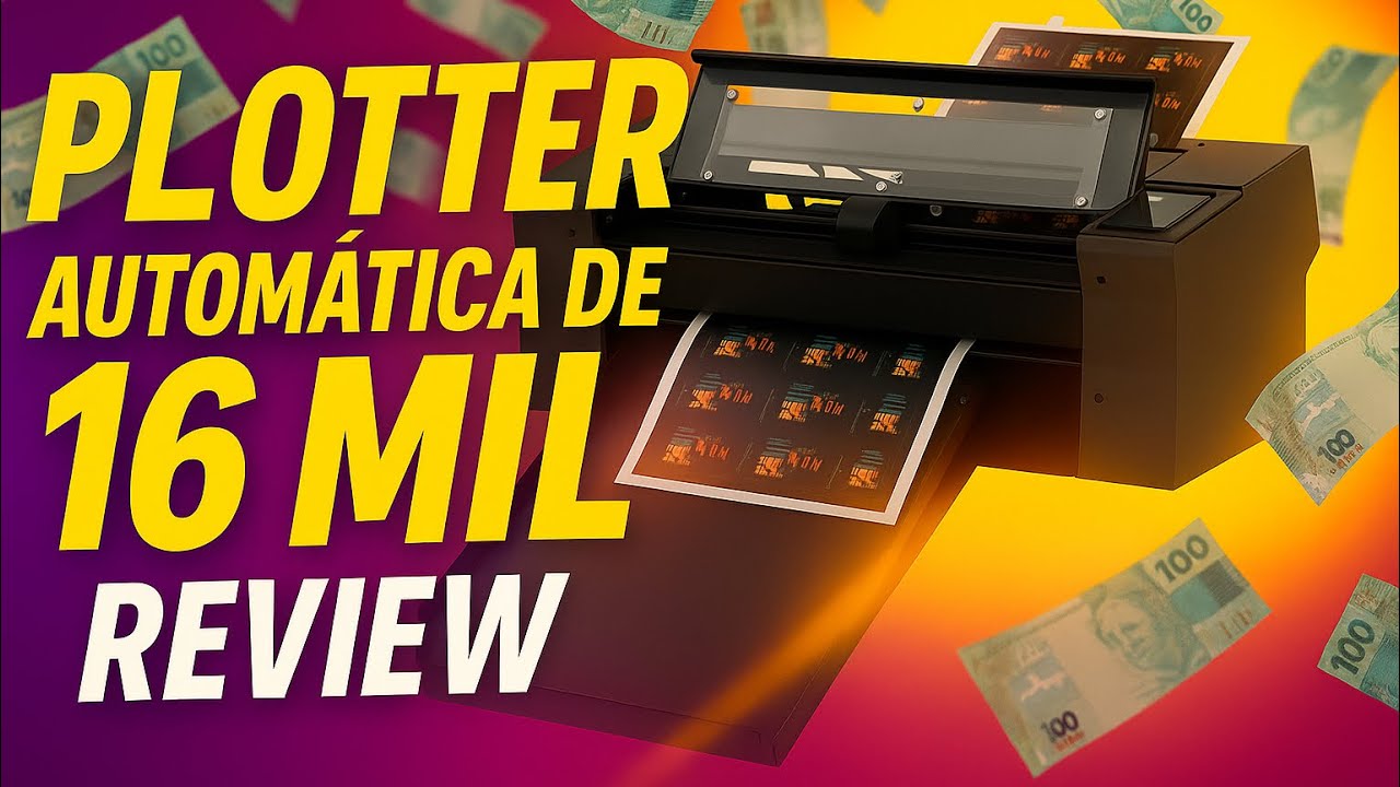 Comprei uma PLOTTER  de 16 mil e me arrependi ?  -  bannercut campro a3.