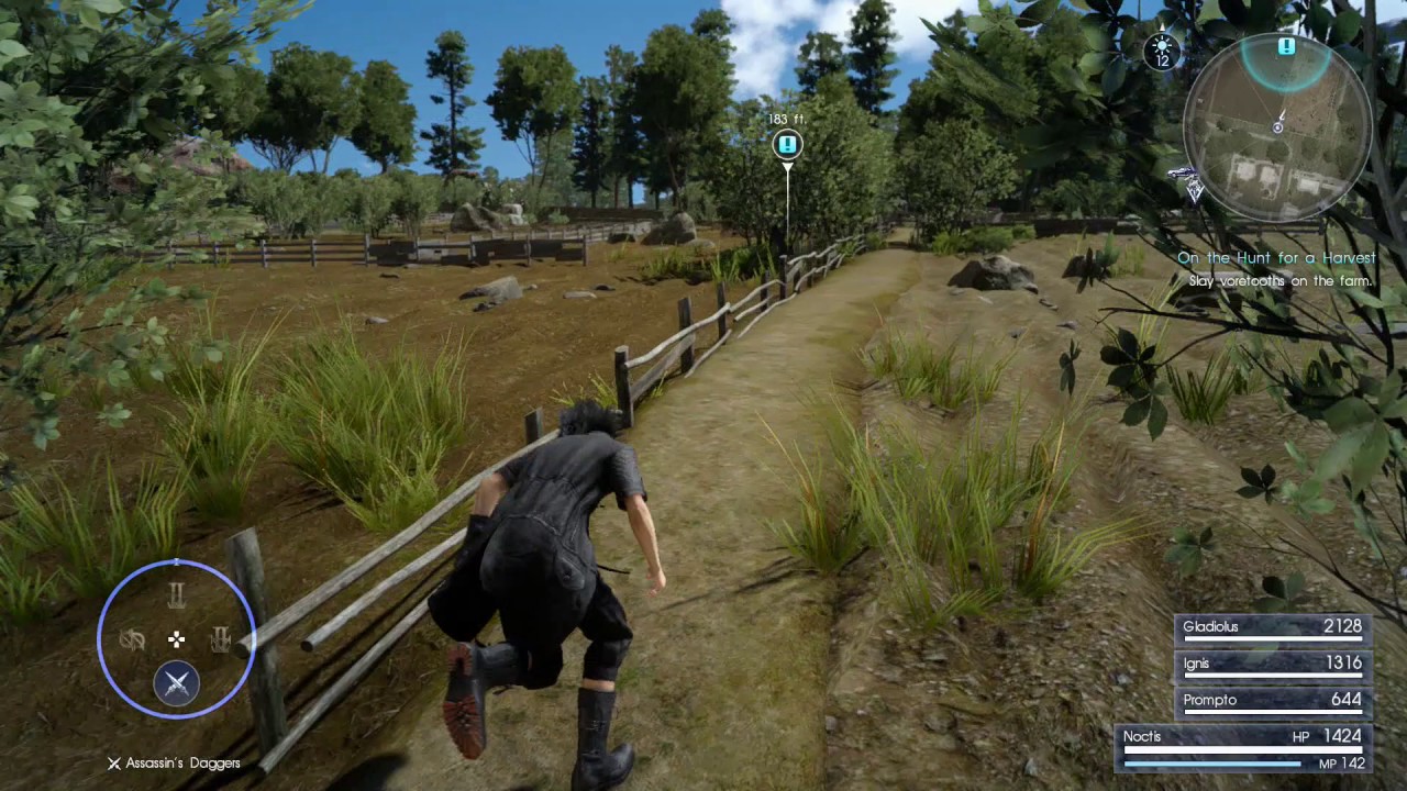 Final Fantasy XV: On the Hunt for a Harvest - Quest Walkthrough