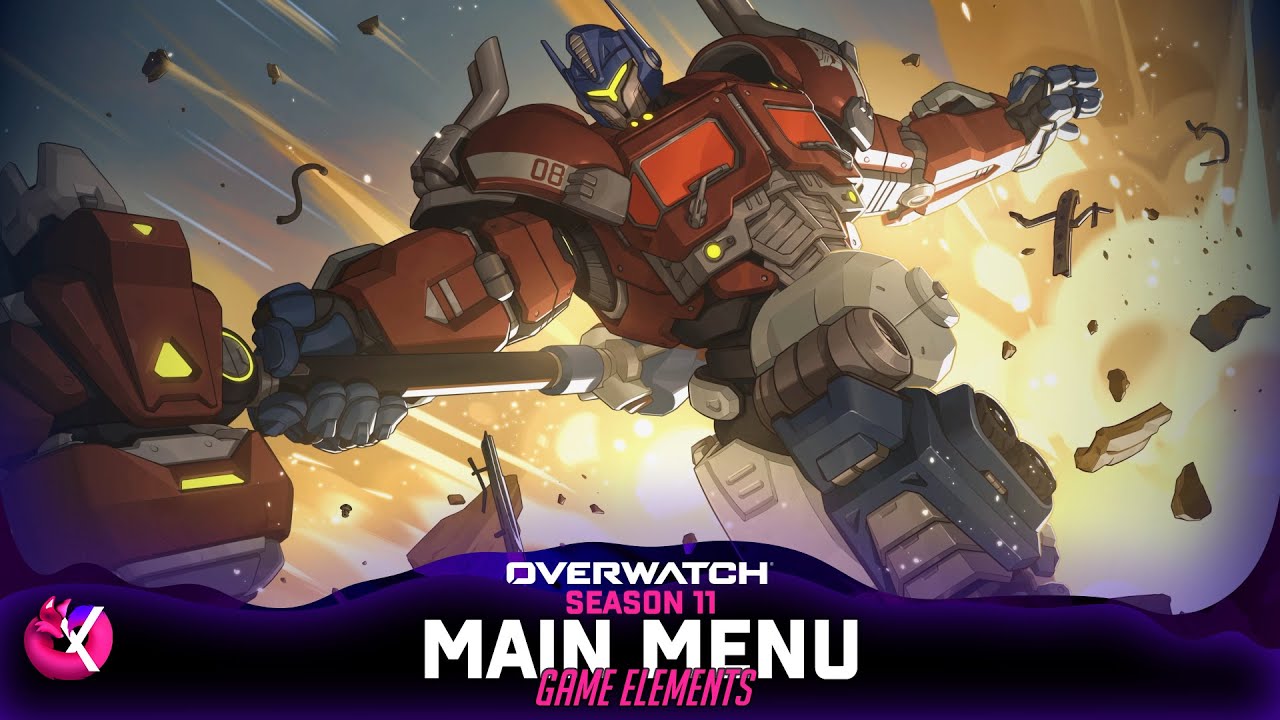 Transformers Overwatch Collab | Overwatch 2 S11 Main Menu Music