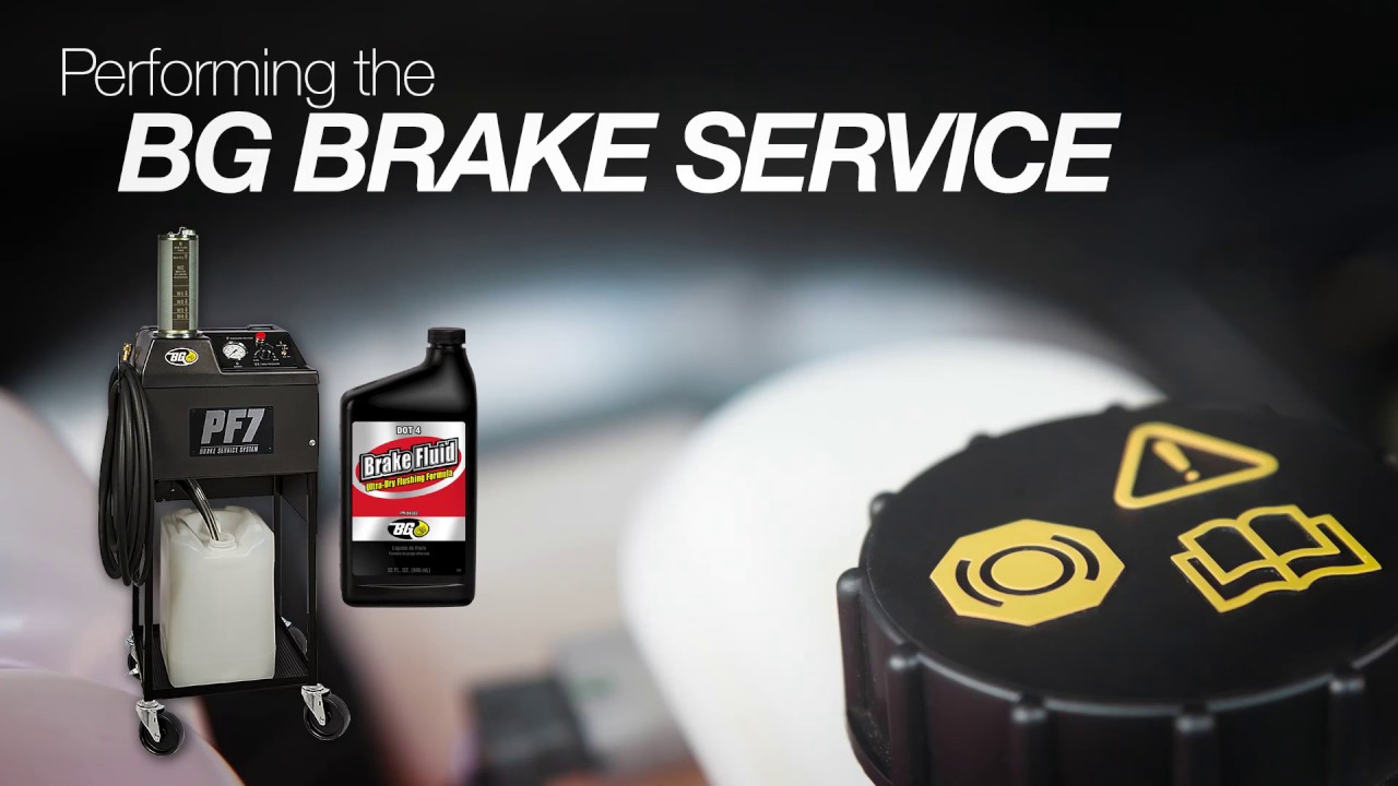 How to Perform a BG Products Brake Service
