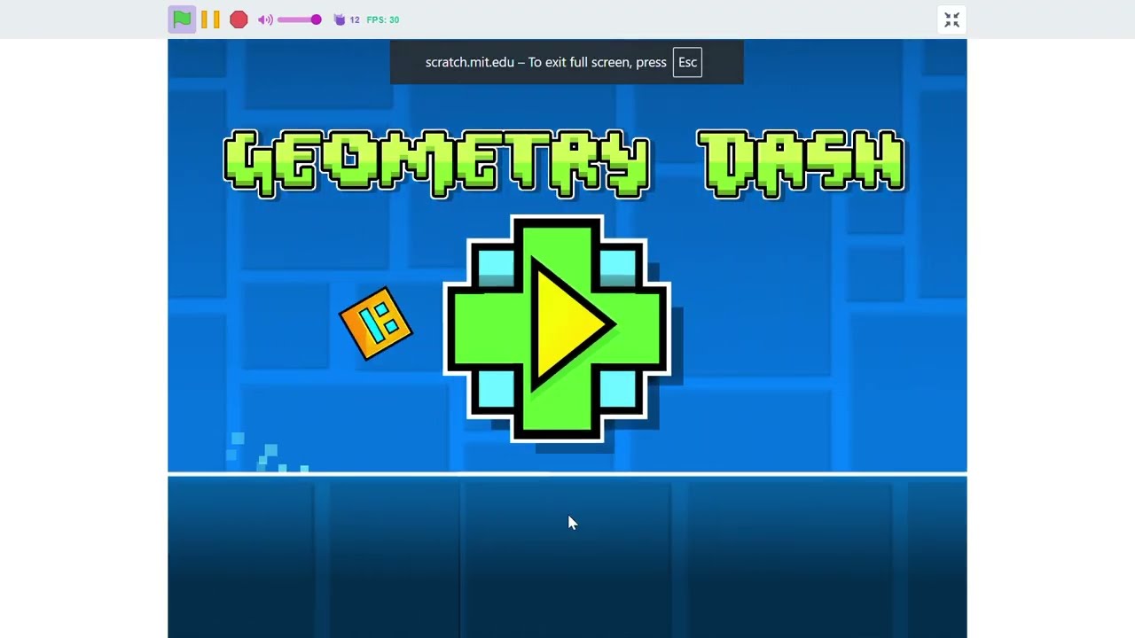I beat my GD level that I made on scratch!