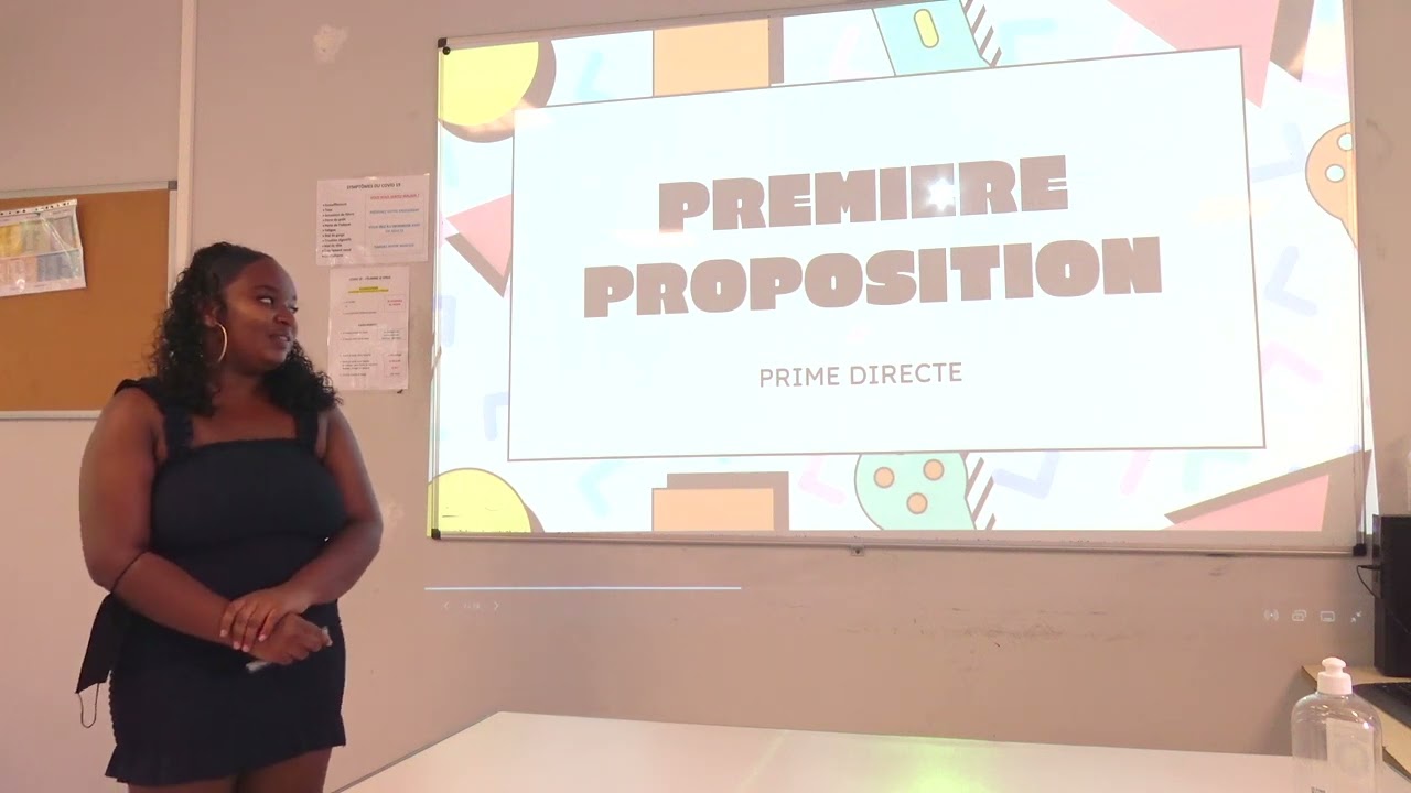 Présentation orale de la sous épreuve E33 bac pro MCV