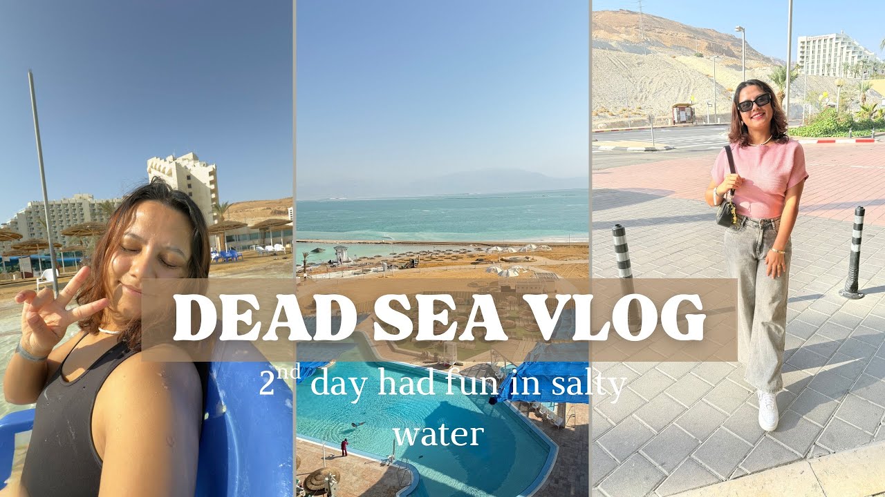 Enjoying alone in the saltiest water of the Earth 🌍 