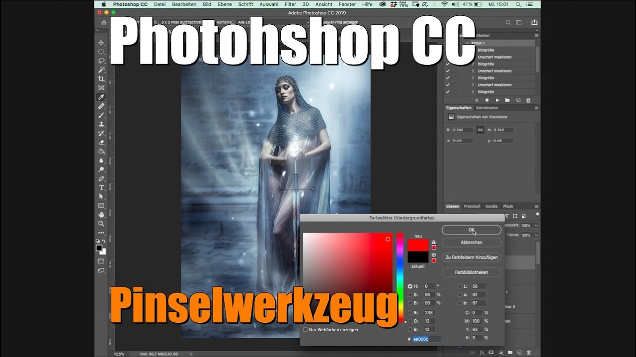 Photoshop Pinselwerkzeug - Quicktipp21  // WOLF - PHOTOART