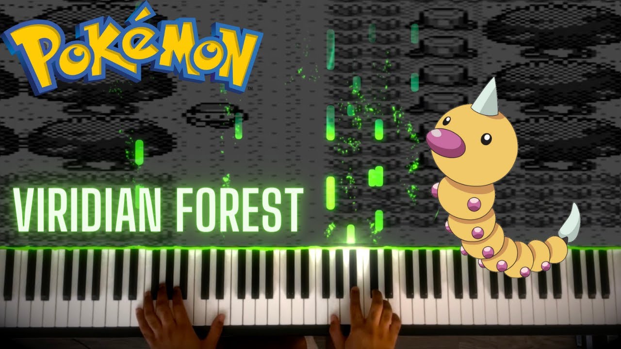 Pokemon Red/Blue - Viridian Forest | Piano