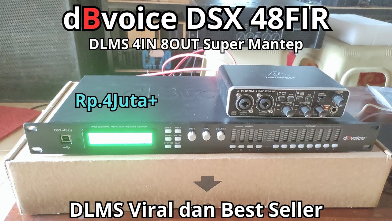 Review & Tutorial Lengkap DLMS dBVoice DSX-48FIR | DLMS Canggih, Setting Manual & Laptop