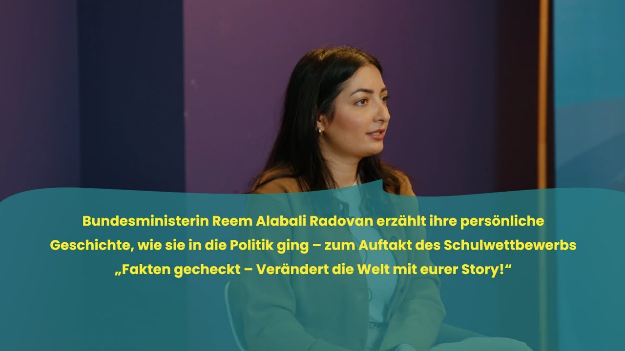 Eröffnung der neuen Runde zum Thema Desinformation durch Bundesministerin Reem Alabali Radovan