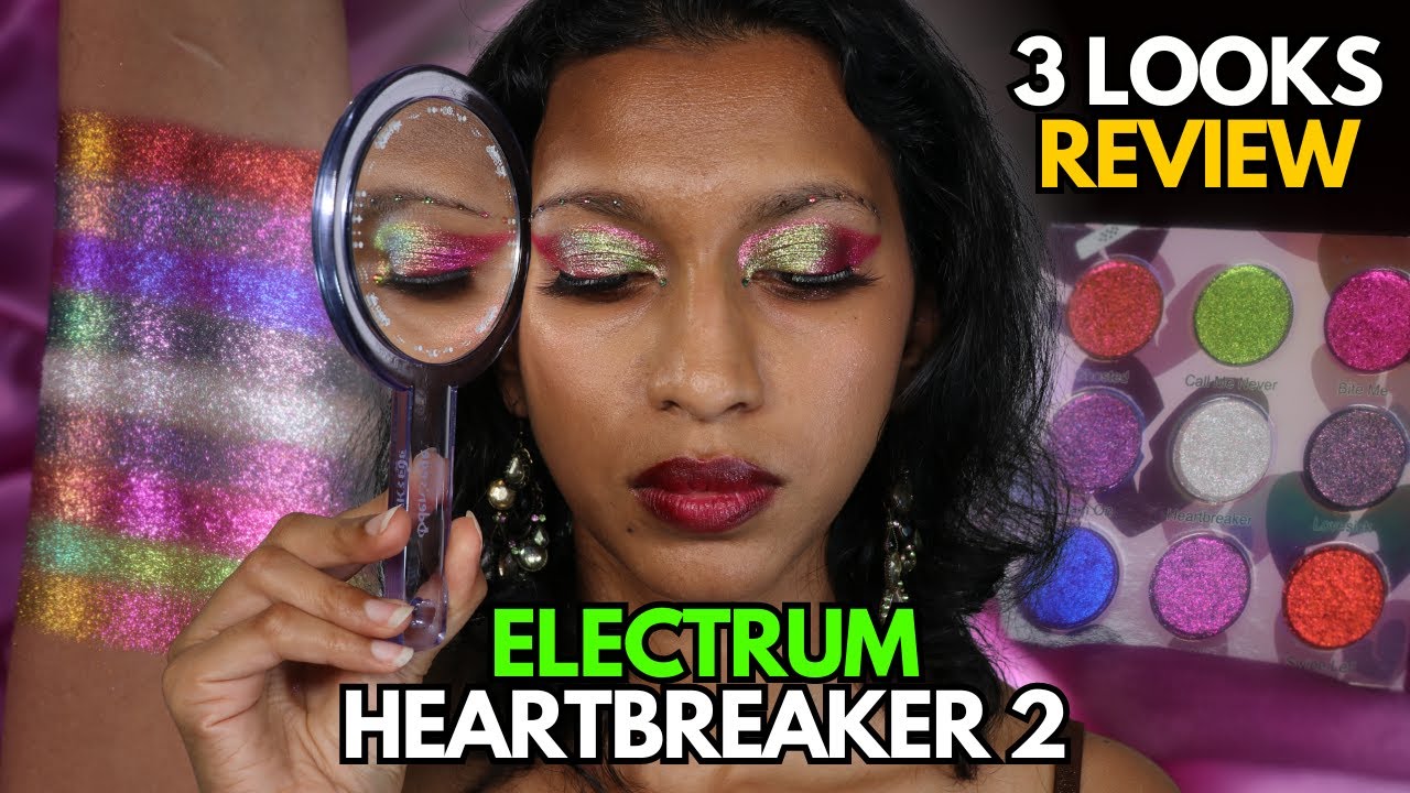 NEW Electrum Cosmetics Heartbreaker 2 - Review, Swatches, 3 Looks