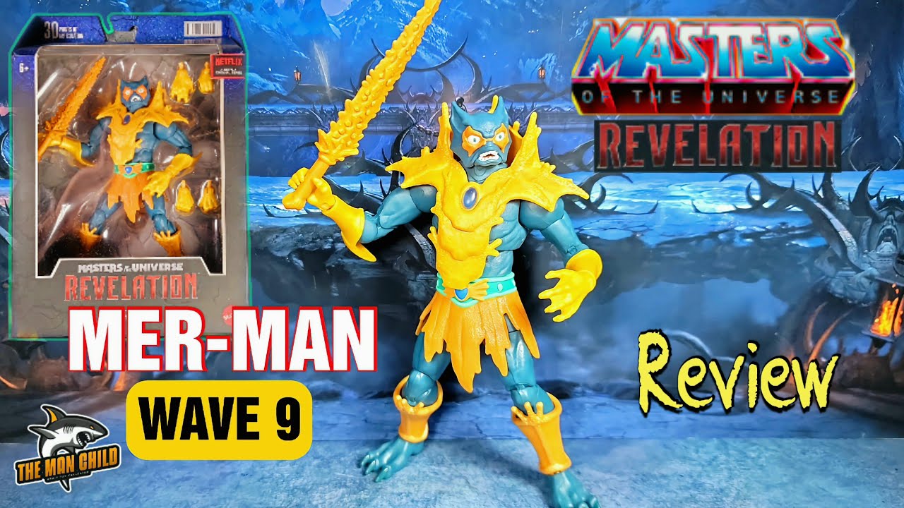 Masters of the Universe Masterverse Revelation Mer-Man figure Review!