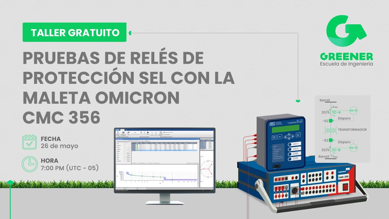 Pruebas de Relés de Protección SEL con la Maleta Omicron CMC 356