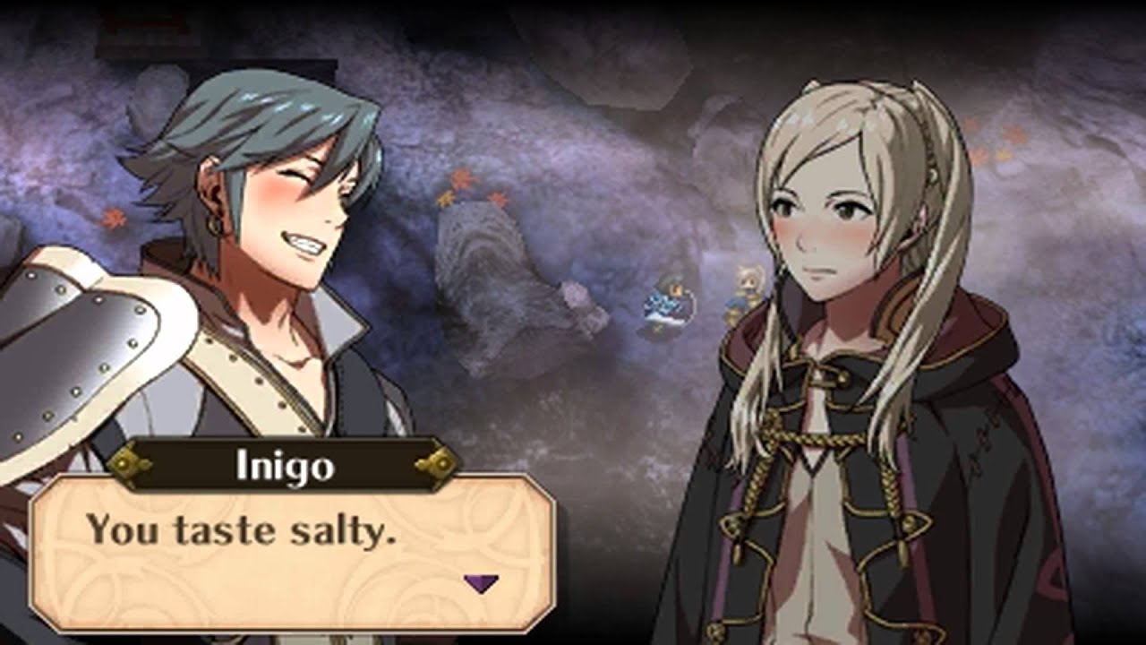Fire Emblem Awakening - Female Avatar & Inigo (Married) Hot-Spring Scramble Conversations