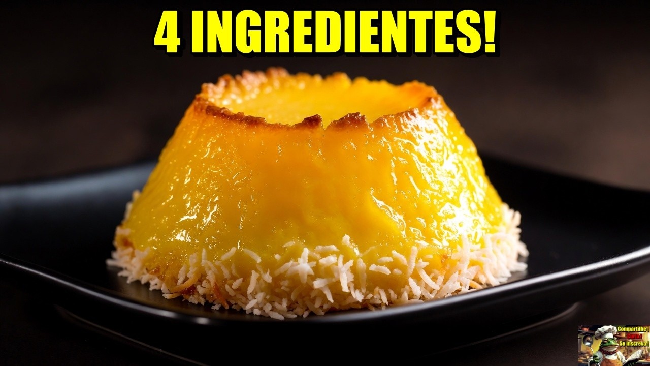 PARE DE COMER AÇÚCAR! Esse doce de 4 ingredientes vai te salvar.