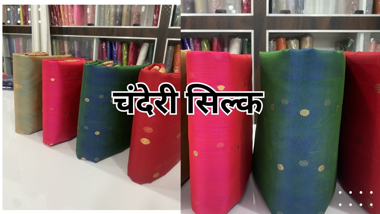 pure silk chanderi handloom saree new collection 