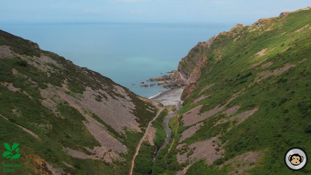 Heddon Valley, National Trust, Devon. 4K