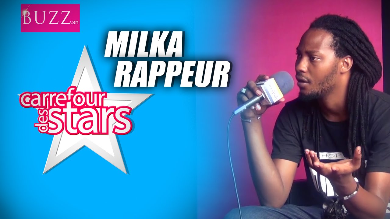 Le rappeur Milka dans Carrefour des Stars