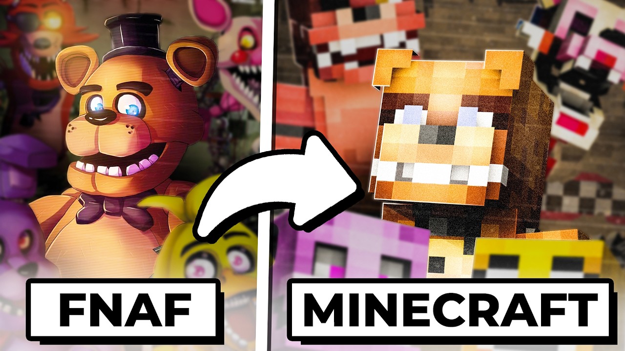Dodałem FNAF'A do MINECRAFT..