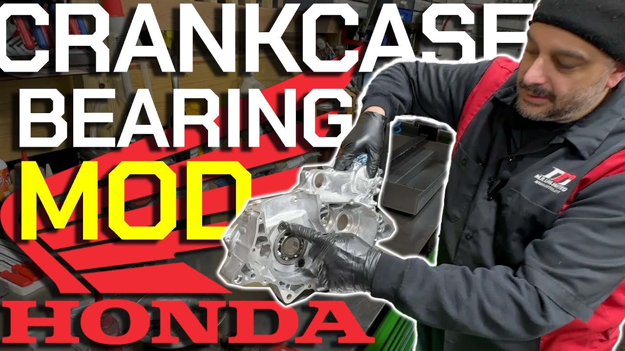 МОД ДВИГАТЕЛЯ HONDA: TRX450 RH Фиксатор подшипника картера