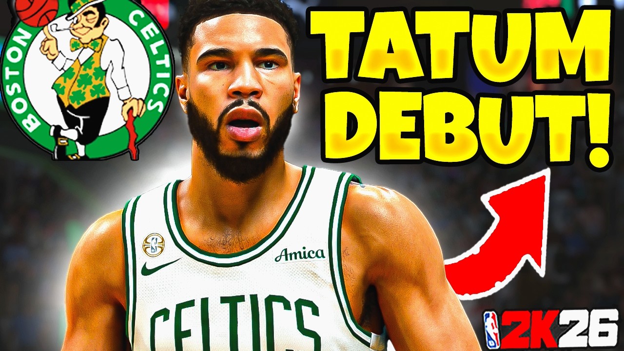JAYSON TATUM DEBUT! CRAZY GAMEPLAY FOR NBA 2K26 PLAY NOW ONLINE!