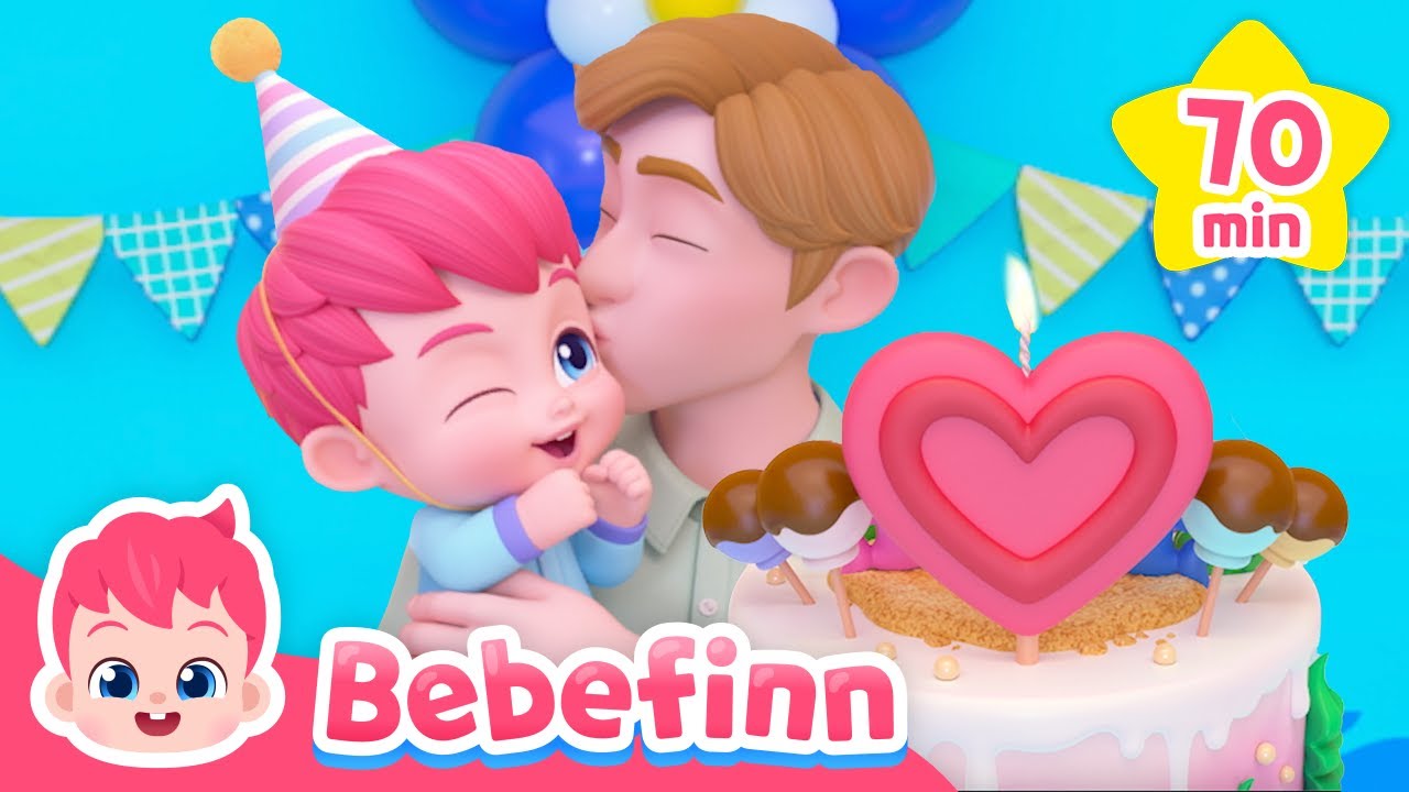 👶HaFINNly Ever After!💖 | Birthday Song and More Compilation | Bebefinn Best Nursery Rhymes for Kids