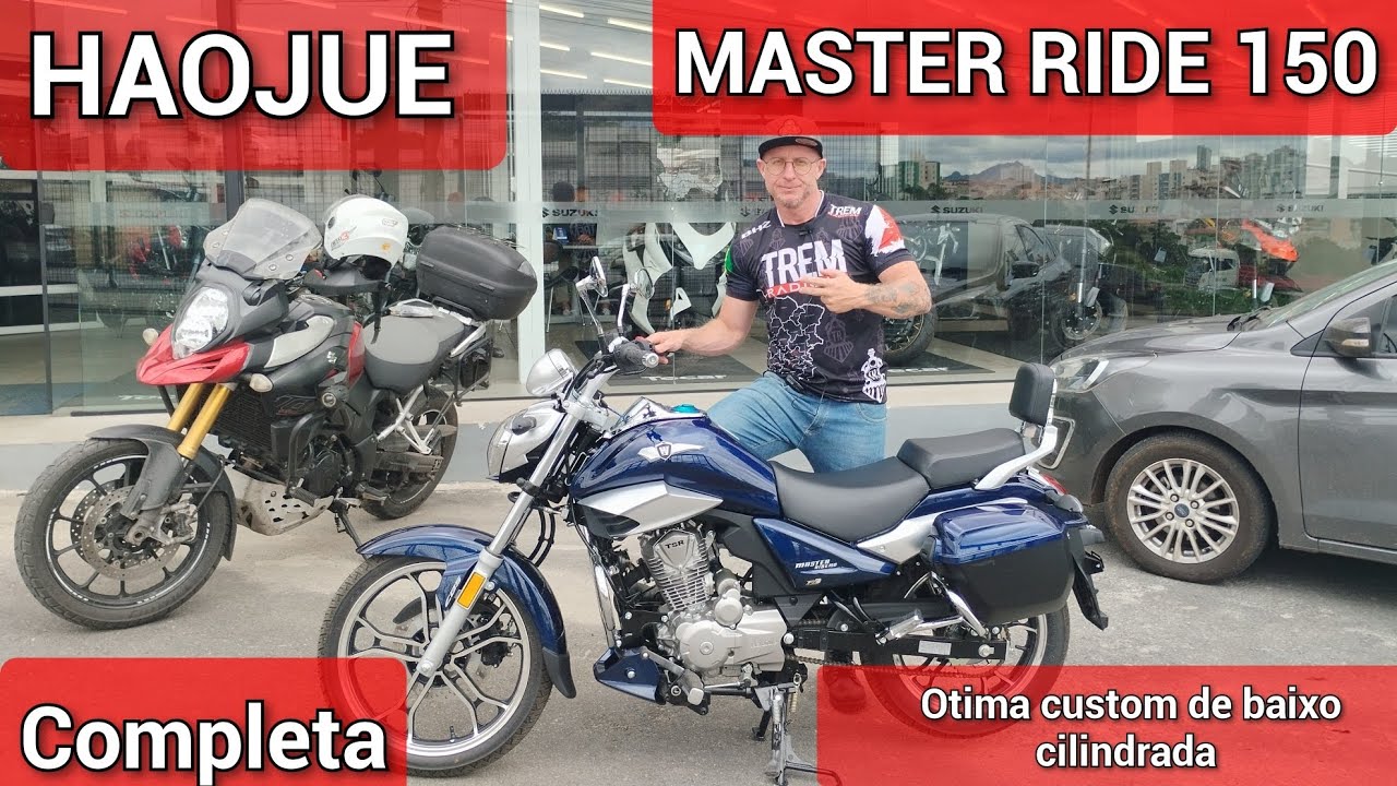 Haojue MASTER RIDE 150  uma opção pra quem quer iniciar no mundo custom #haojue