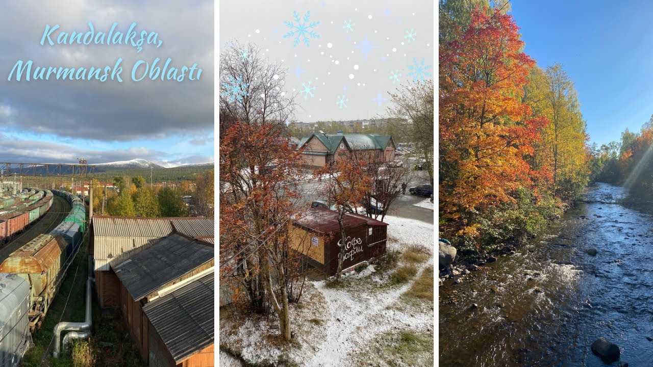 Rusya'nın en kuzeyine tren yolculuğu | Kandalakşa, Murmansk 🇷🇺   (Rusya 7. Bölüm)