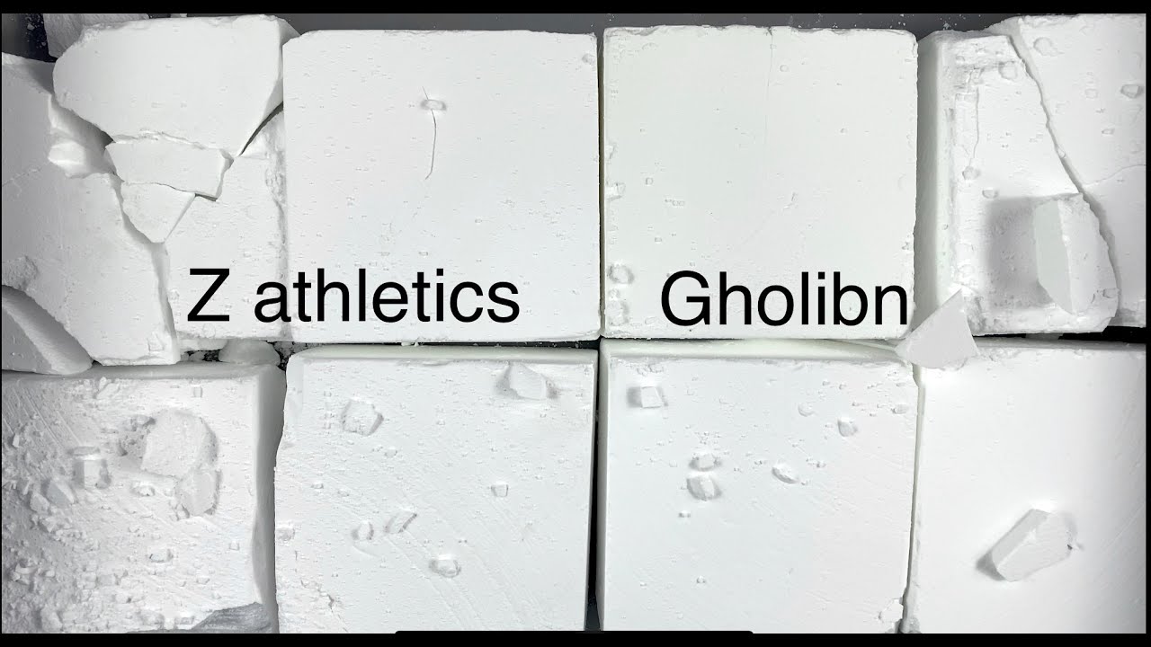 ASMR || Z ATHLETICS VS GHOLIBN GYM CHALK CRUMBLE || SATISFYING