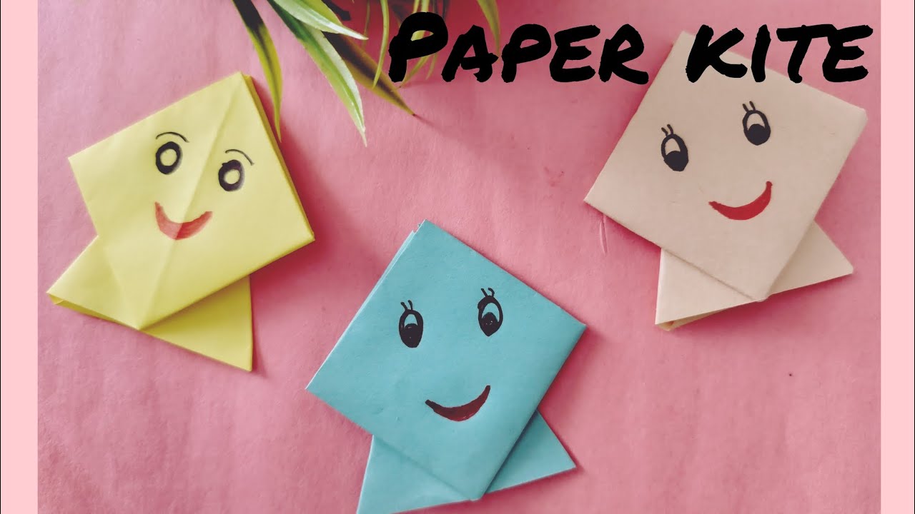 DIY paper kite 🪁 craft idea for kids😍😍/kite craft 😘🪁