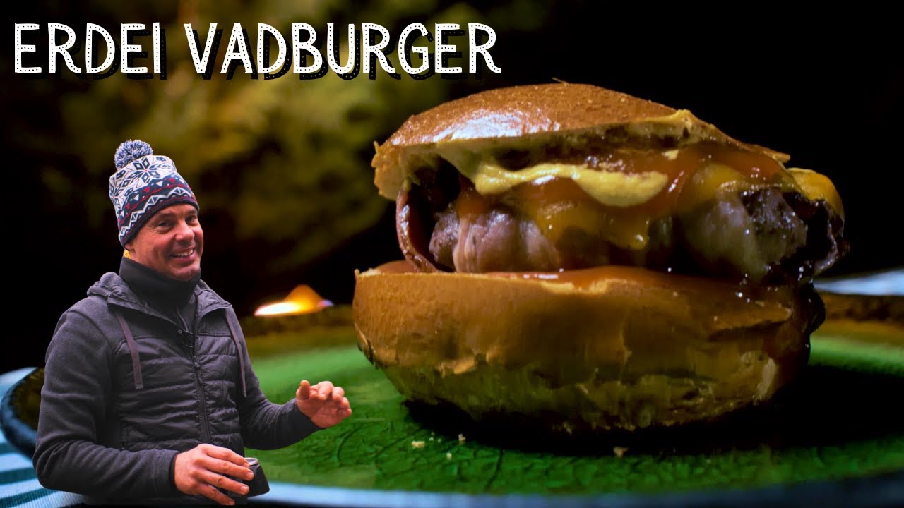 Fürjtojással töltött erdei vadburger hecsedli lekvárral