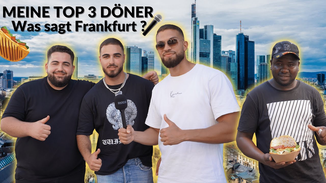 FRANKFURT CHECKT MEINE TOP 3 DÖNER KEBAP ! 🥙🎤 | Tolunay mit @Berber_Eats