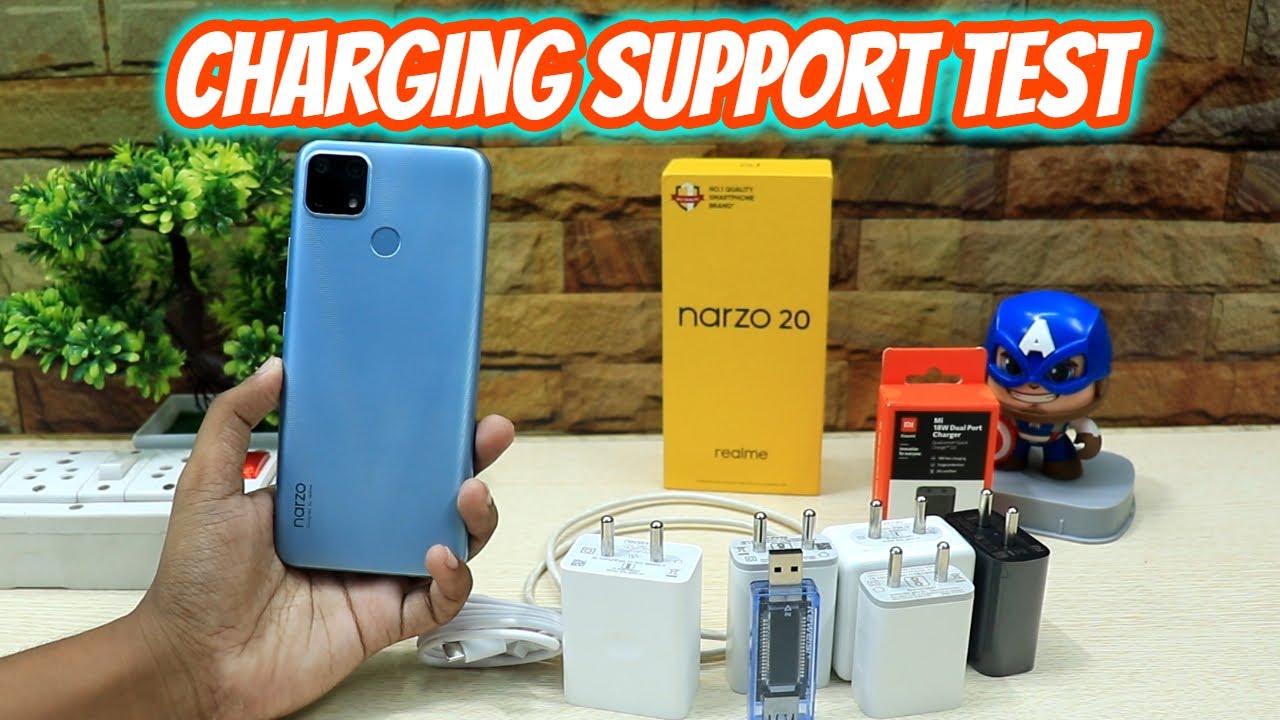 Realme Narzo 20 Charging Time Test | Charging support test 18W + 20w Fast Charge⚡⚡ Hindi