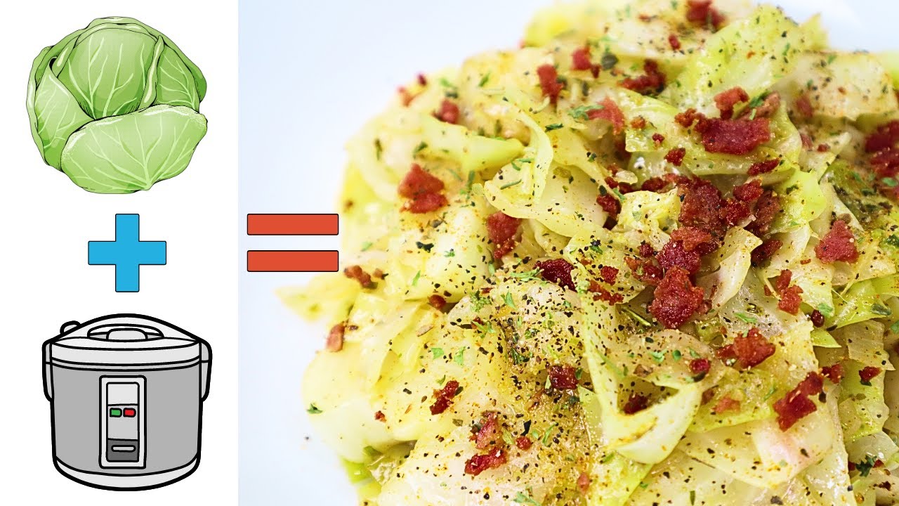 Southern Fried Cabbage in a Pressure Cooker |  PORK FREE Easy Cabbage Recipe