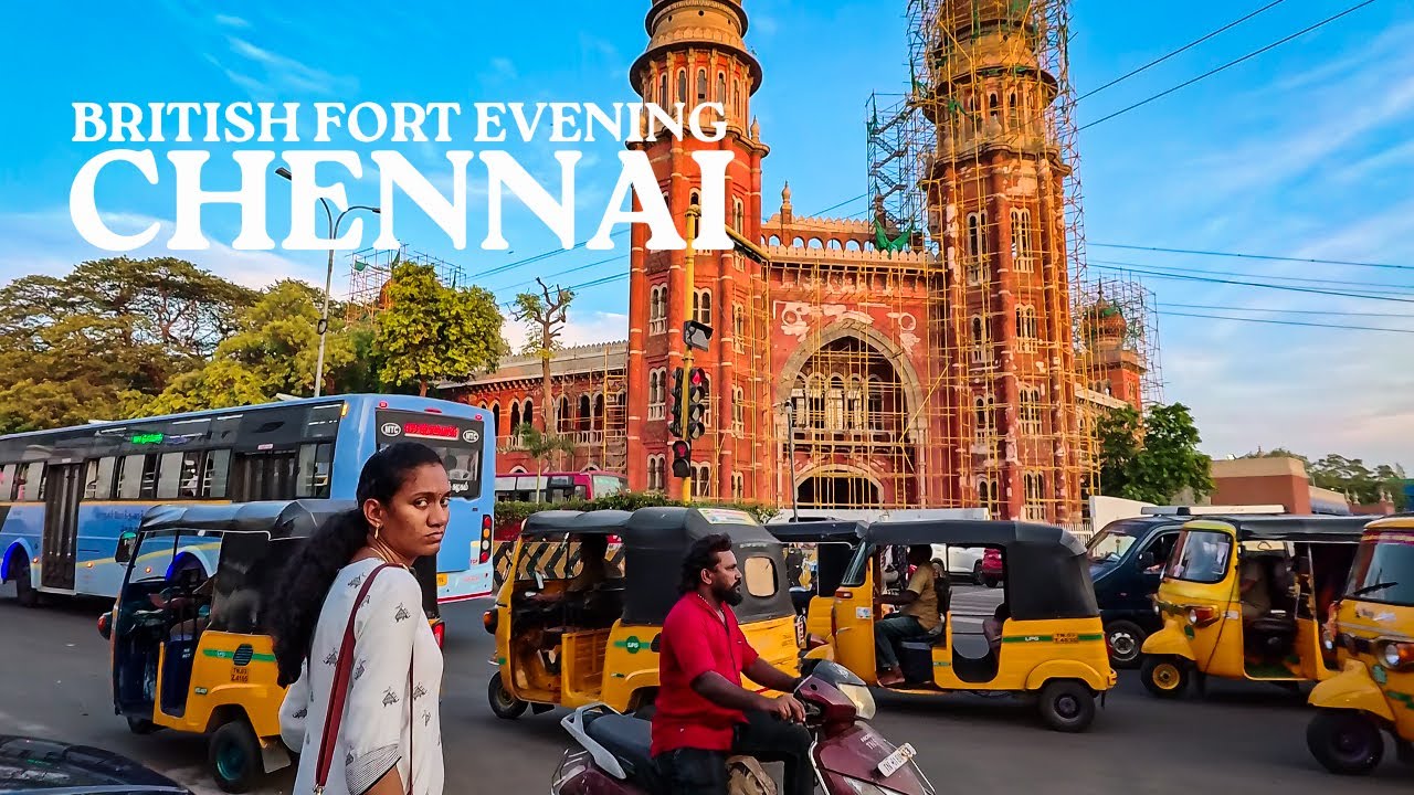 Chennai Old Madras | Around Parry’s Corner[4K]