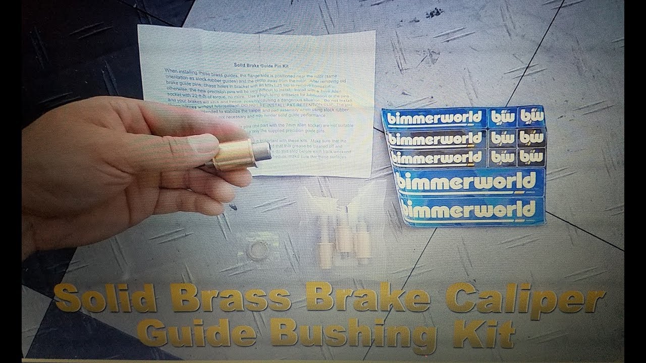 No Rear BBK, No Problem! Rear Solid Brass Brake Caliper Guide Pins DIY