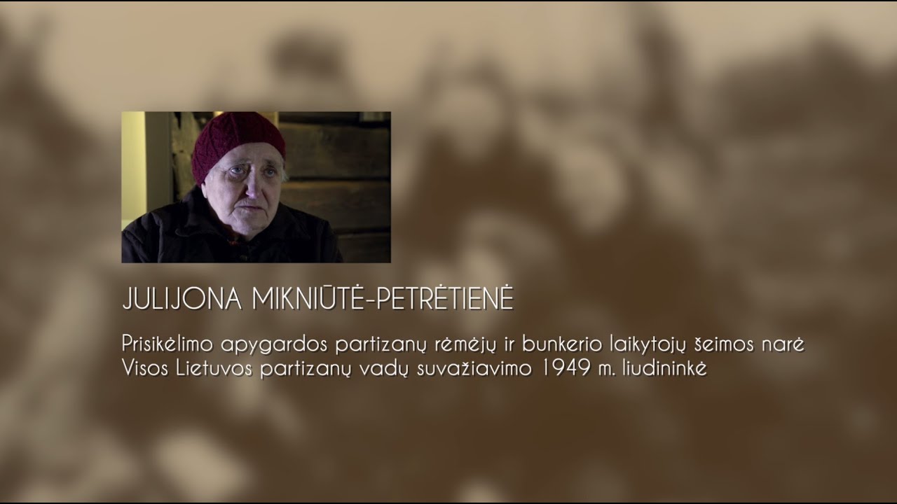 Julijona Mikniūtė-Petrėtienė (with English subtitles)