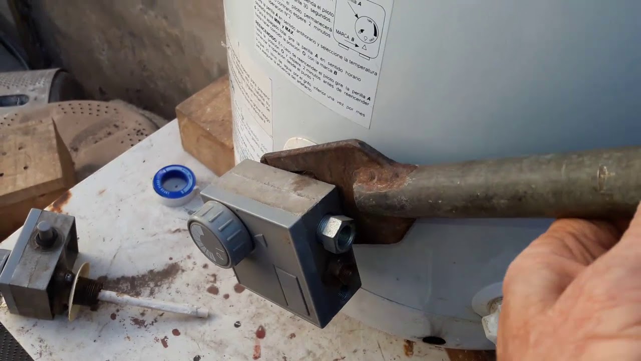 COMO CAMBIAR EL TERMOSTATO DE UN TERMOTANQUE A GAS