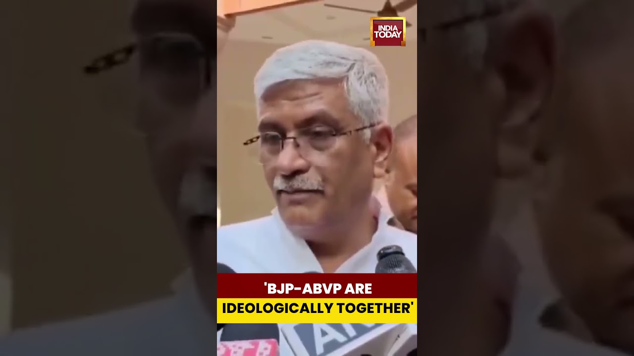 'BJP-ABVP Are Ideologically Together' #gajendrasinghshekhawat #rajsthan #dusuelection #abvp #bjp