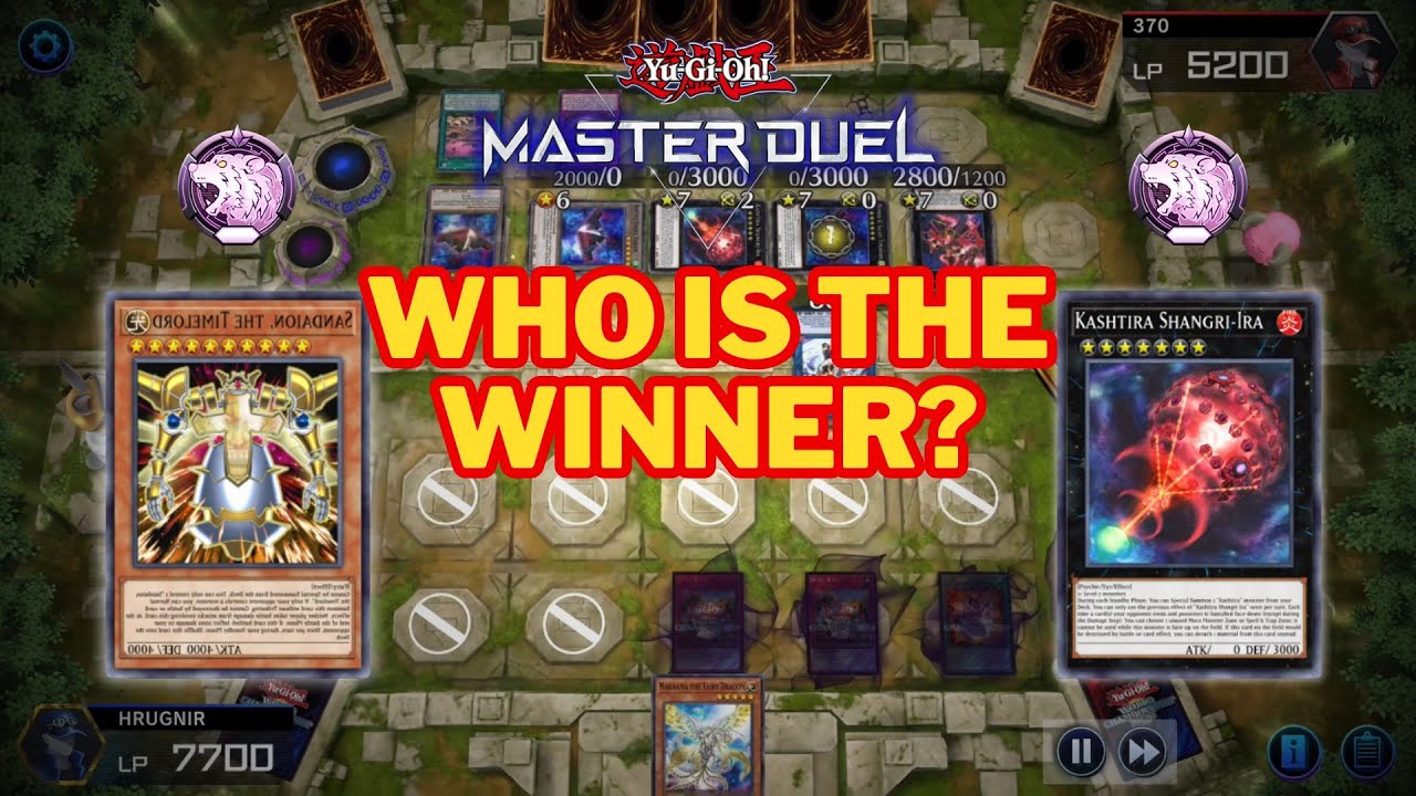 TIMELORD VS KASHTIRA Who Is Win? | Yu-Gi-Oh Master Duel
