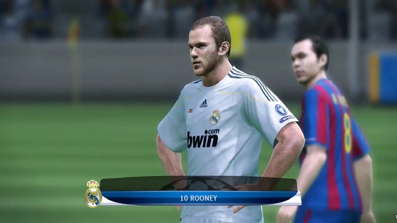 PES 2010 Barcelona v.s Real Madrid (Music Video): 1st Half