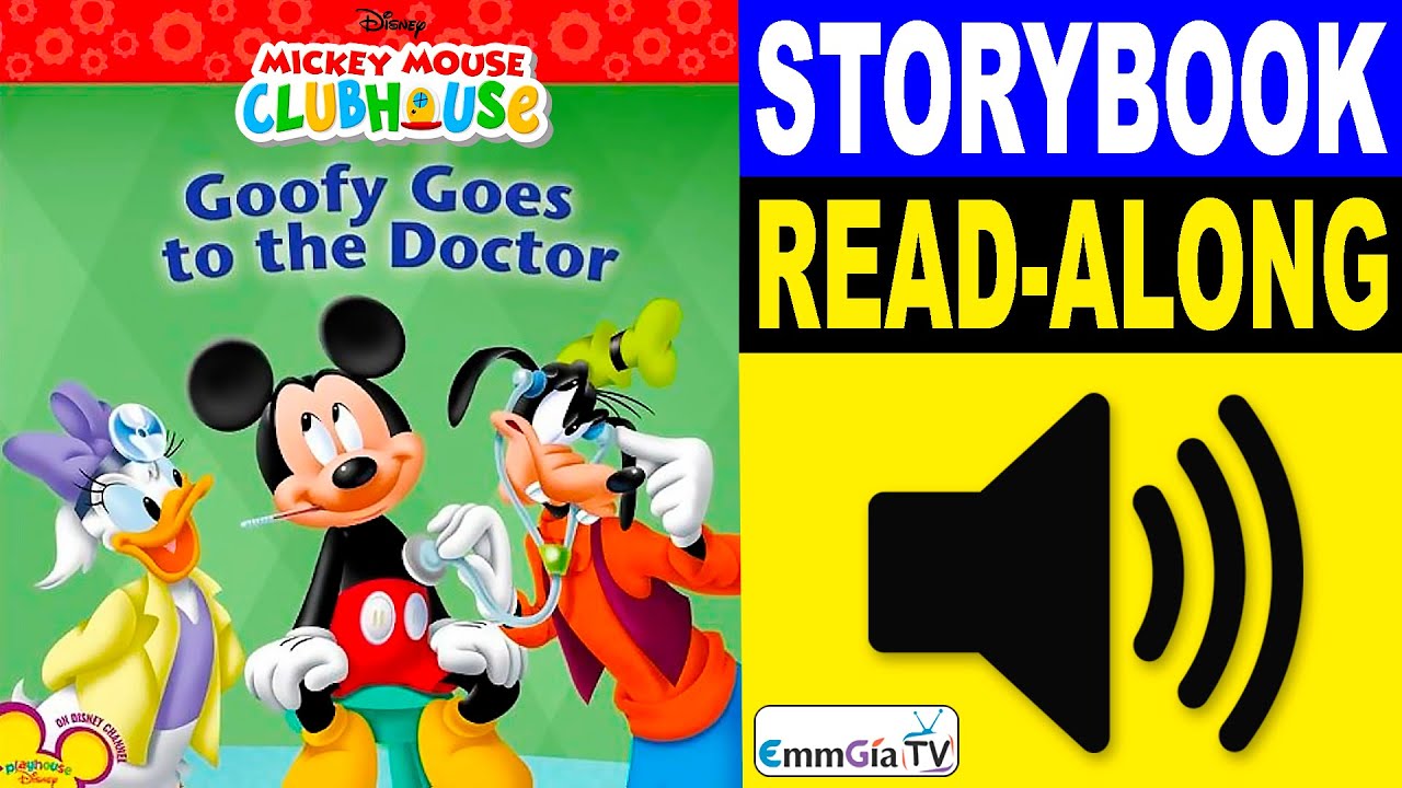 Mickey Mouse Clubhouse - Goofy Goes to the Doctor 📖 Read Along Story books for Kids 📚 Mickey Stories
